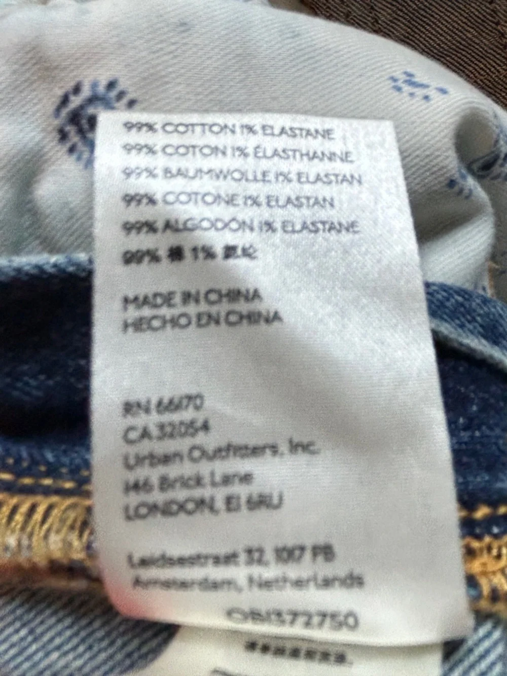Pilcro Distressed Denim Overalls Straight Leg Carpenter Utility 27 - Picture 6 of 10